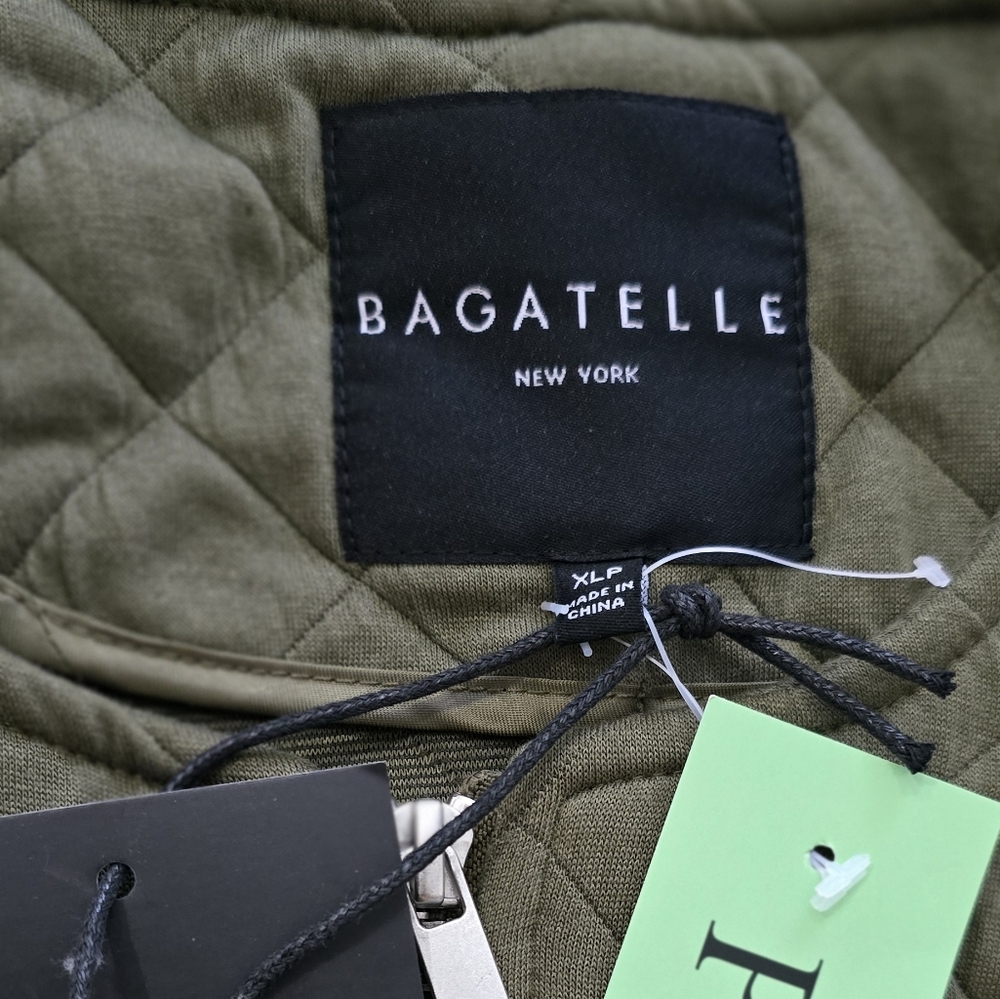 Bagatelle Women's Quilted Jacket in Olive - Picture 4 of 7